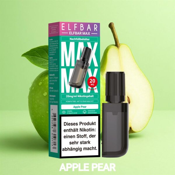 elfbar max nachfüllbehälter Elfbar MAX - Grape - Nachfüllbehälter/Liquid Pods - Nikotin 20 mg main image 0