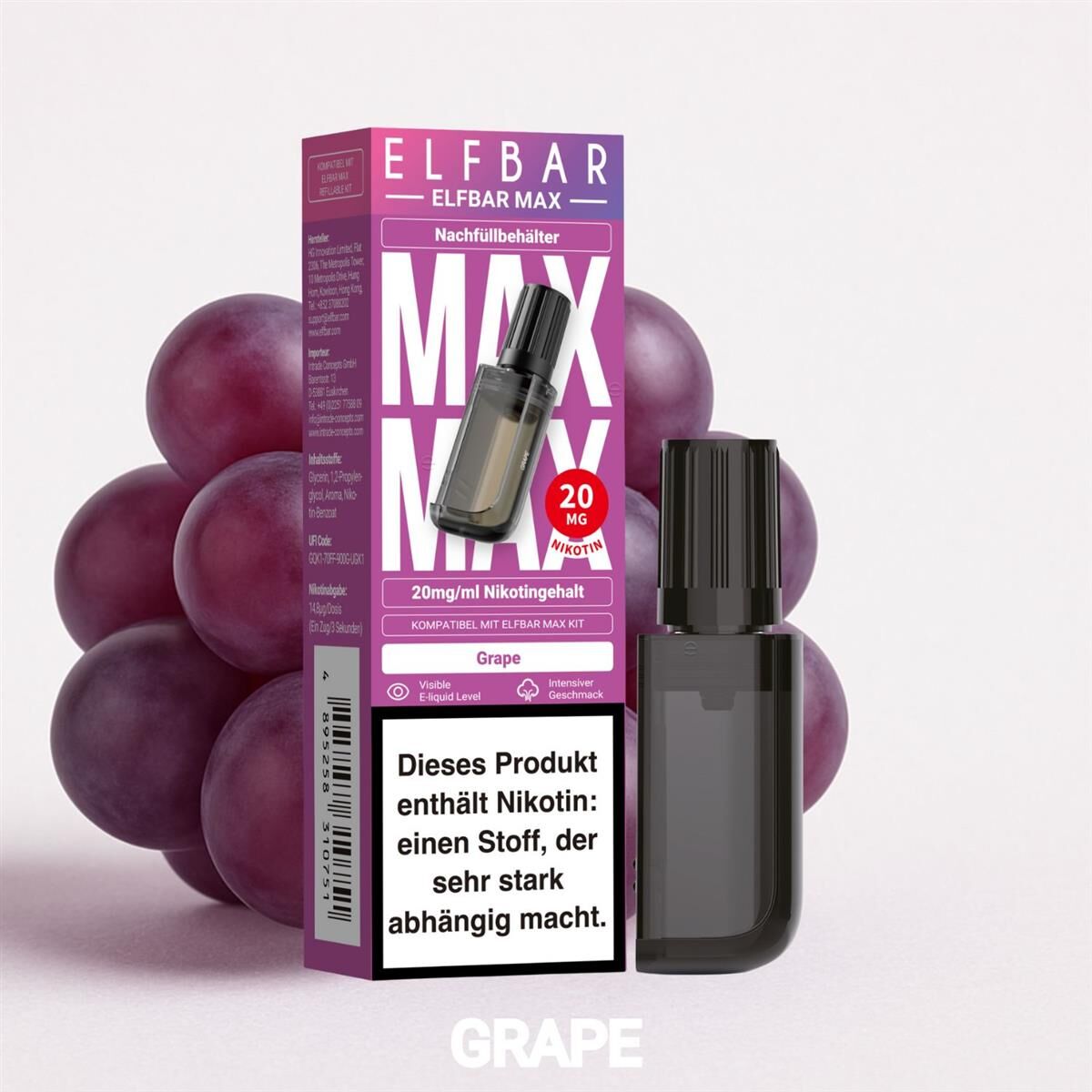 elfbar elfa kaufen Elfbar MAX Pod – Grape