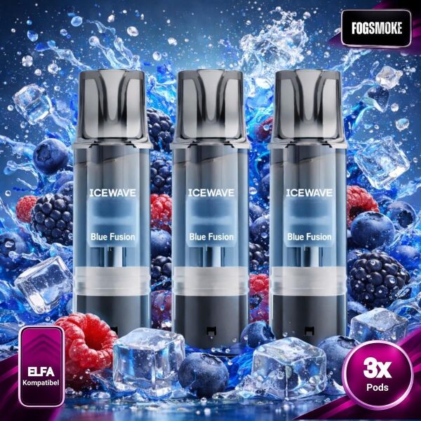 Icewave Pods | 3er-Pack | Blue Fusion | ELFA-Kompatibel