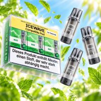 Icewave Pods Mint, 3er-Pack mit je 2 ml und 20 mg/ml,...