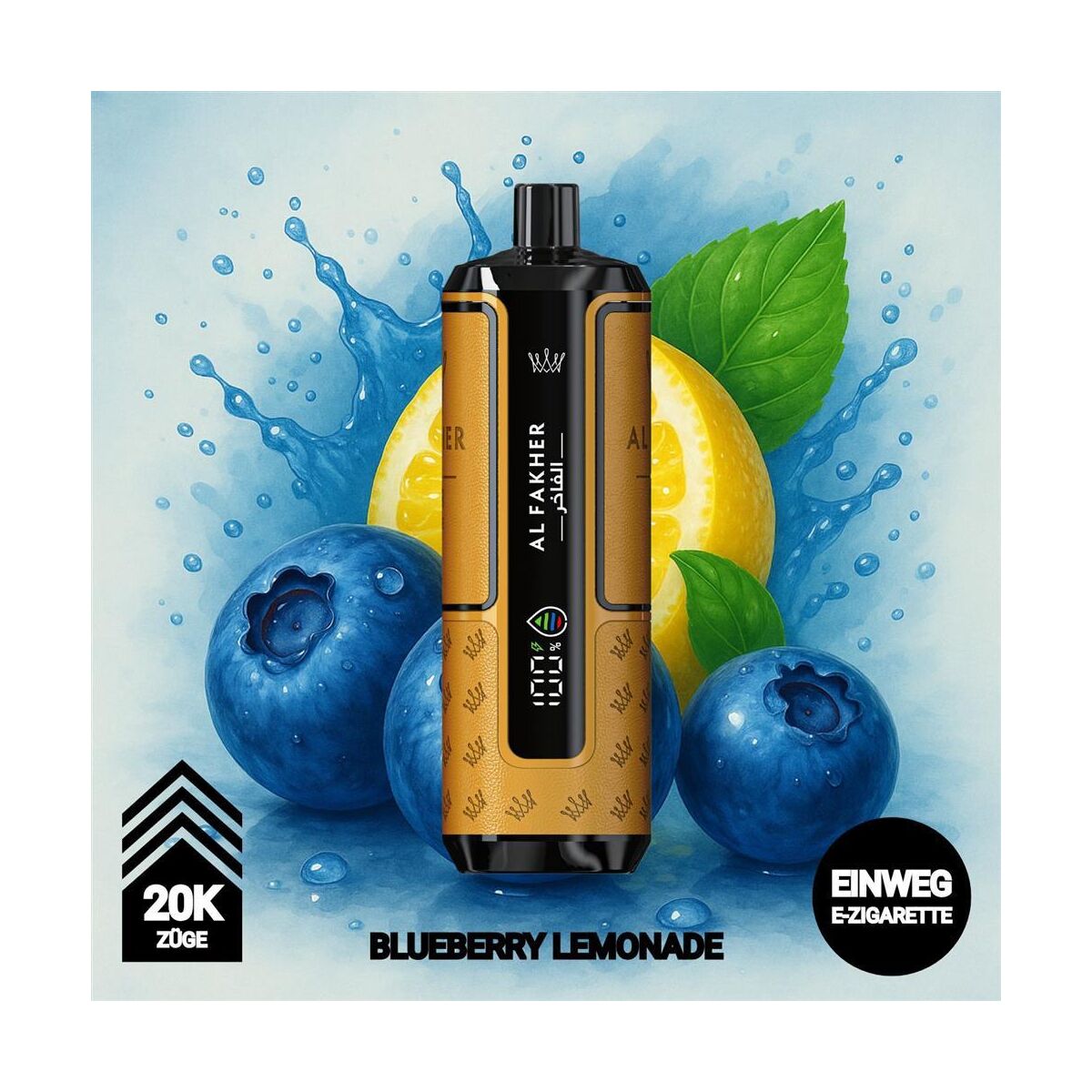 Al Fakher 20k Hypermax  Blueberry Lemonade | Super gnstig
