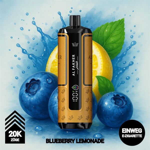 Al Fakher 20k Hypermax | Blueberry Lemonade