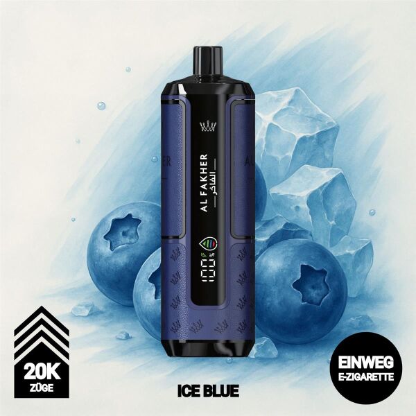 Al Fakher 20k Hypermax | Ice Blue