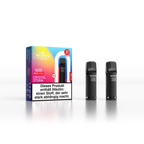 SKE Crystal Pro 800 | 2er Pod | Crystal Storm | ELFA-Kompatibel