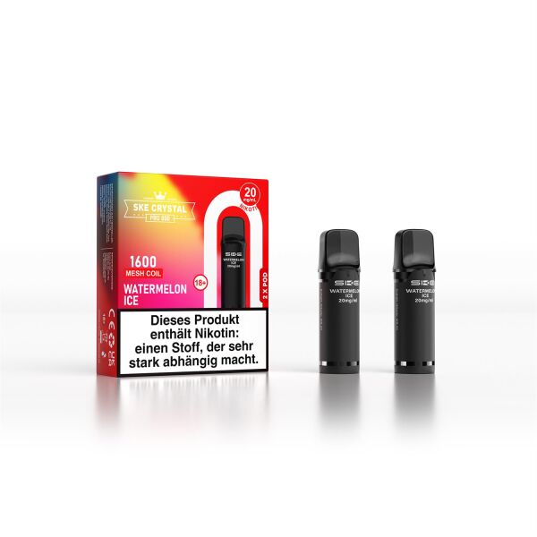 SKE Crystal Pro 800 | Watermelon Ice | Elfa-Kompatibel