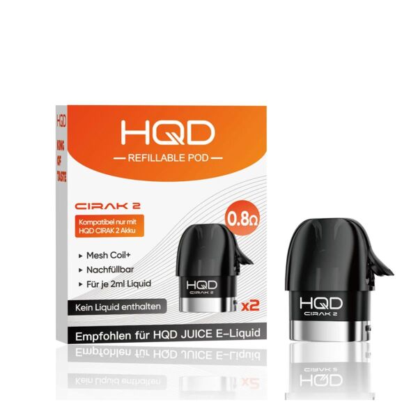 HQD Pod | Cirak 2 | 2x Refillable Pod