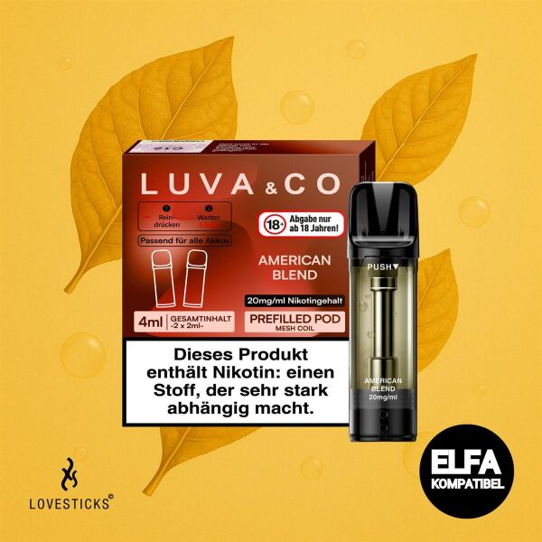 Lovesticks LUVA & CO | American Blend | Elfa-Kompatibel