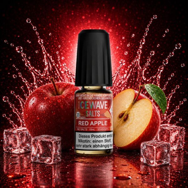 Ice Wave Nikotinsalz-Liquid – Red Apple, 10 mg/ml