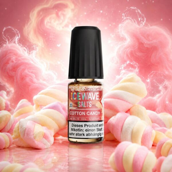 Ice Wave Nikotinsalz-Liquid – Cotton Candy, 20 mg/ml