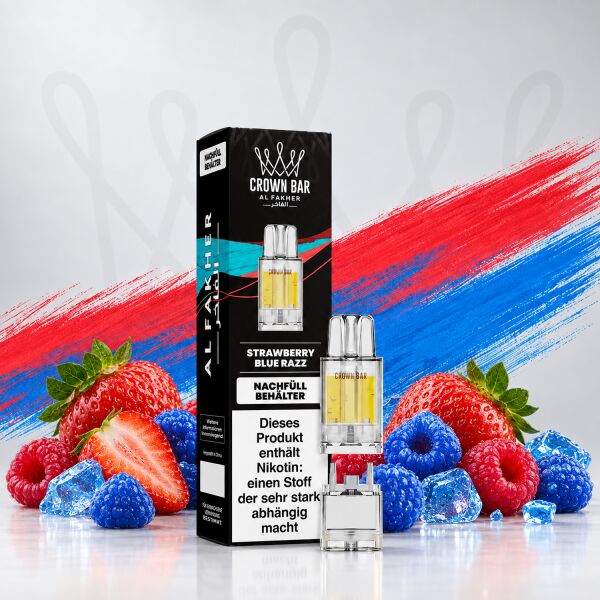 Al Fakher 12K Pro Max Pod – Strawberry Blue Razz