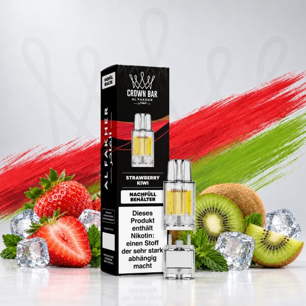 Al Fakher 12K Pro Max Pod – Strawberry Kiwi
