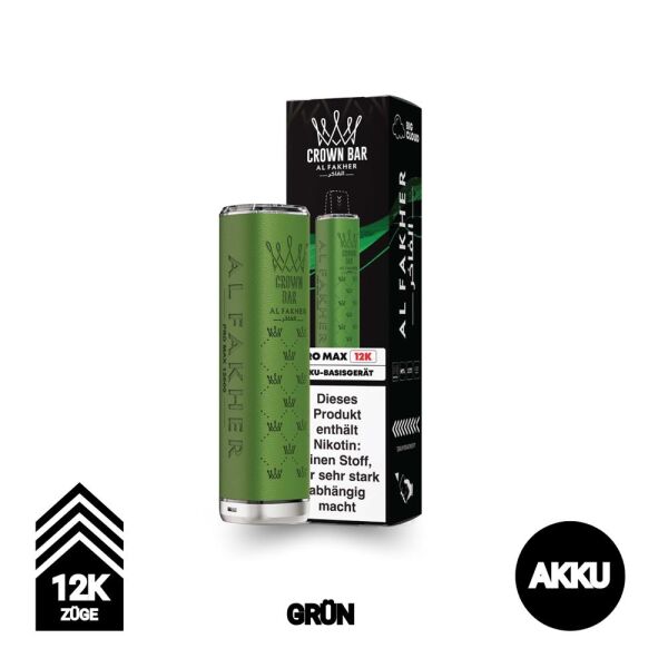 Al Fakher 12K Pro Max | AKKU | Green