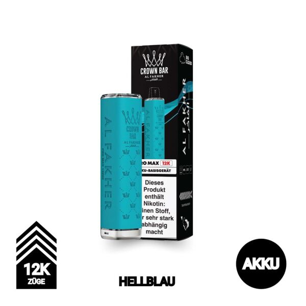 Al Fakher 12K Pro Max | AKKU | Light Blue