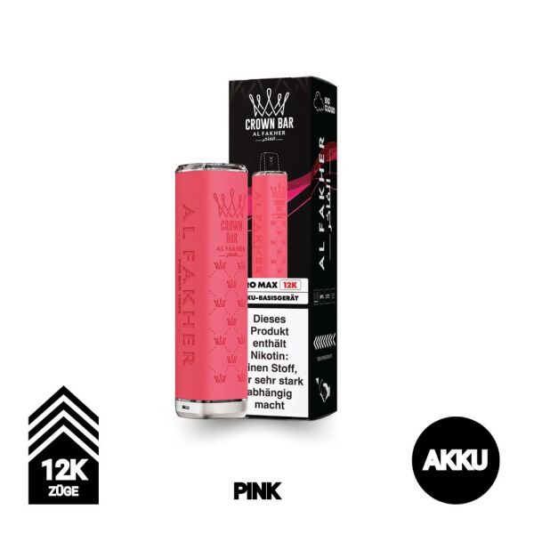 Al Fakher 12K Pro Max | AKKU | Pink