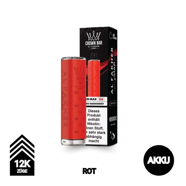 Al Fakher 12K Pro Max | AKKU | Red