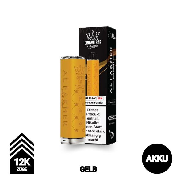 Al Fakher 12K Pro Max | AKKU | Yellow