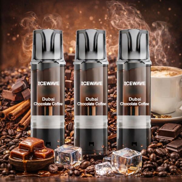 Icewave 3er-Pods – Dubai Chocolate Coffee, ELFA-kompatibel