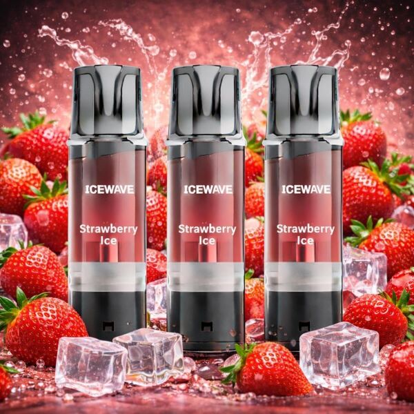 Icewave 3er-Pods – Strawberry Ice, ELFA-kompatibel