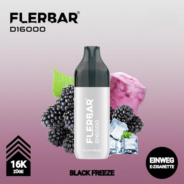 Flerbar D16000 | Black Freeze | 10ml+2ml