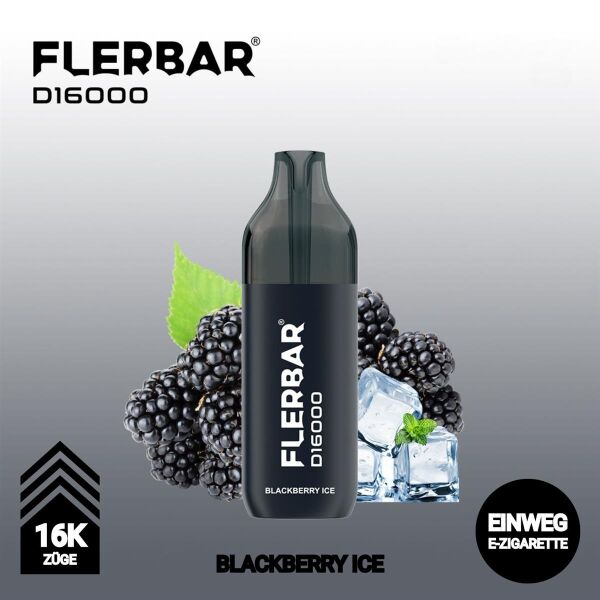 Flerbar D16000 | Blackberry Ice | 10ml+2ml