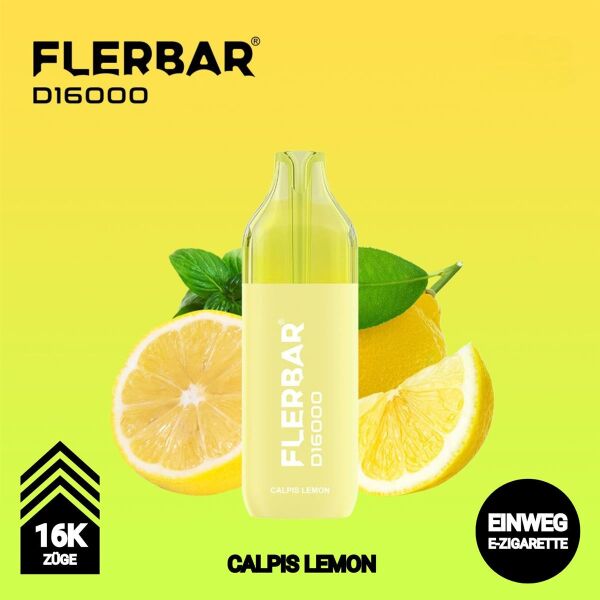 Flerbar D16000 | Calpis Lemon | 10ml+2ml