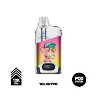 RandM Tornado Digital Box 12000 | Pod-Kit | Yellow Pink