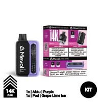 Mevol S7000 | KIT | Akku Purple + Grape Lime Ice | 14.000...