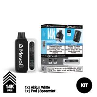 Mevol S7000 | KIT | Akku White + Pod Spearmint | 14.000...