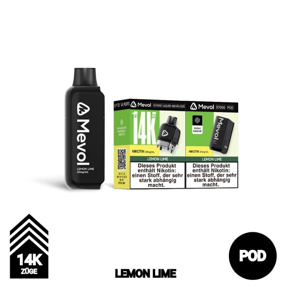 Mevol S7000 | POD | Lemon Lime