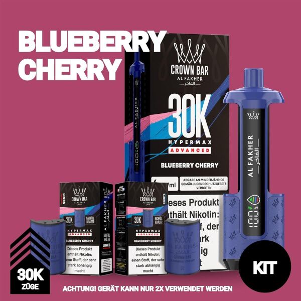 Al Fakher 30k Hypermax | KIT | Blueberry Cherry