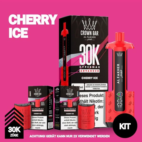 Al Fakher 30k Hypermax | KIT | Cherry Ice