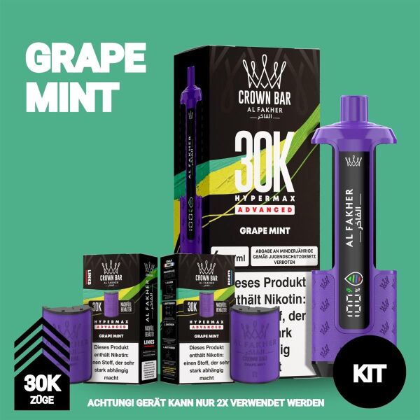Al Fakher 30K Hypermax – Big Puff Vape mit 30.000 Zügen