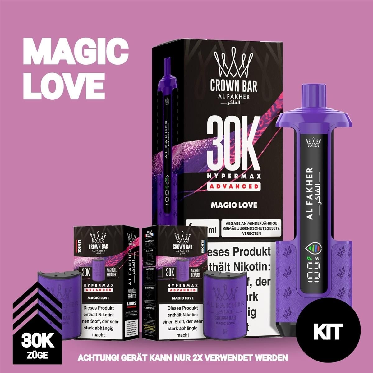magic love geschmack al fakher Al Fakher - Magic Love main image 1