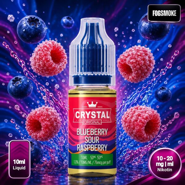 SKE Crystal | Nicsalt Liquid | Blueberry Sour Raspberry