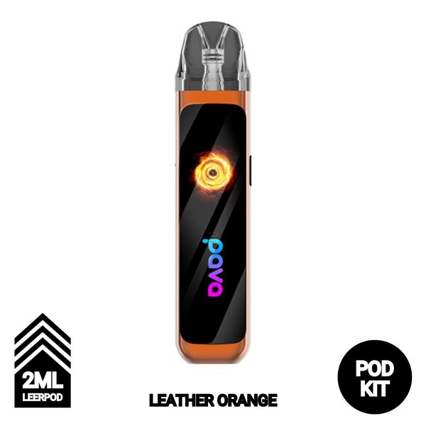 Pava Horiz Pro | Pod Kit | Leather Orange