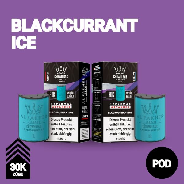 Al Fakher 30k Hypermax | POD | Blackcurrant Ice