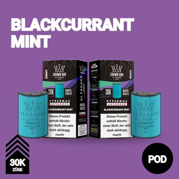 Al Fakher 30k Hypermax | POD | Blackcurrant Mint