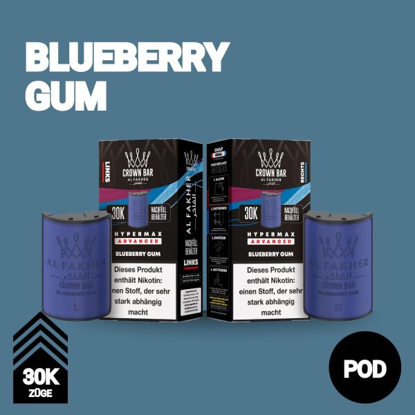 Al Fakher 30k Hypermax | POD | Blueberry Gum