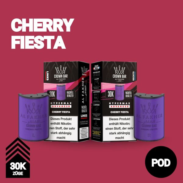 Al Fakher 30k Hypermax | POD | Cherry Fiesta