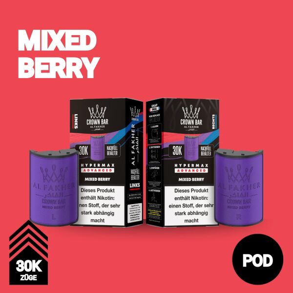 Al Fakher 30k Hypermax | POD | Mixed Berry