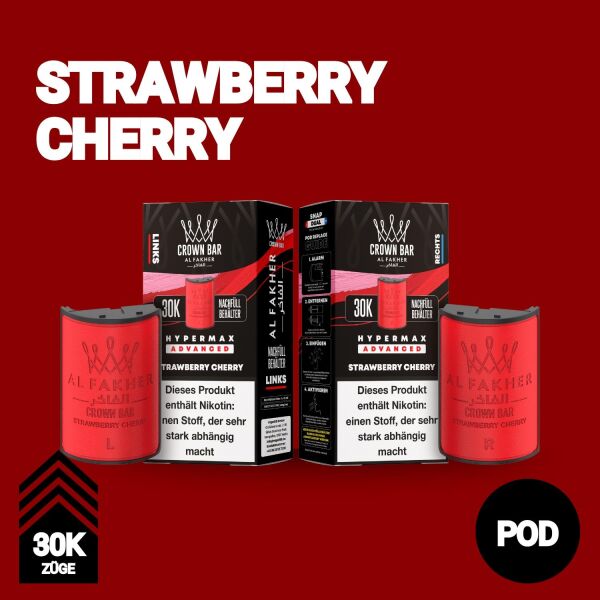 Al Fakher 30k Hypermax | POD | Strawberry Cherry