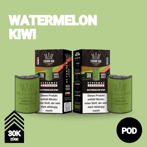 Al Fakher 30k Hypermax | POD | Watermelon Kiwi