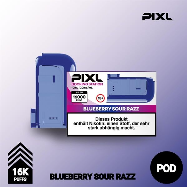 PIXL XFill 16000 | POD | Blueberry Sour Razz