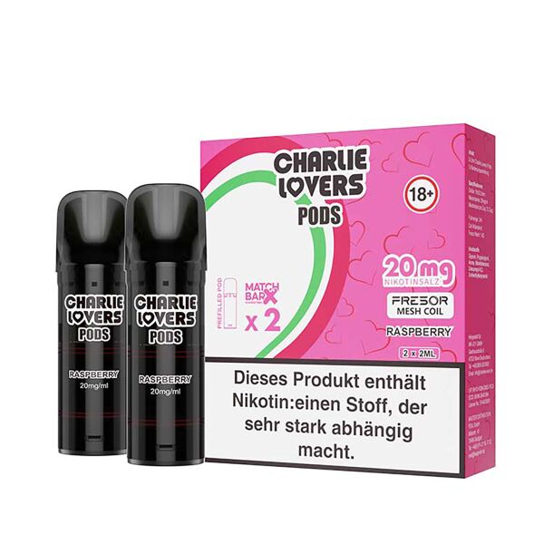 Charlie Lovers | Raspberry | 2x Pods | Elfa-kompatibel