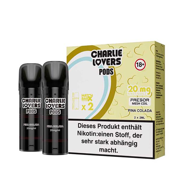 Charlie Lovers | Pina Colada | 2x Pods | Elfa-kompatibel