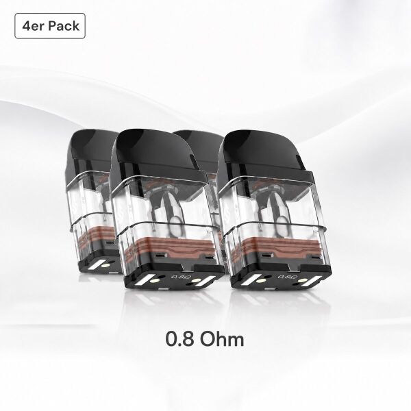 Vaporesso XROS Leerpods – 0,8 Ω, 4er-Pack