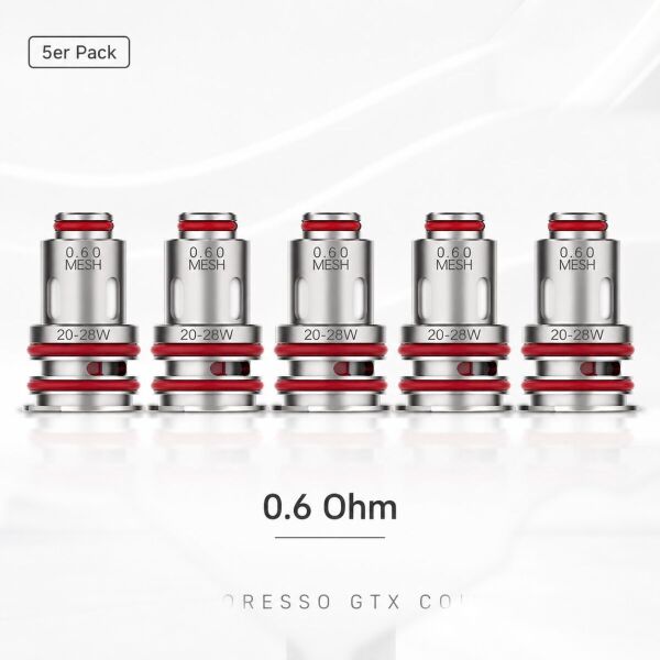 Vaporesso GTX | Coil | 0.6 Ohm | 5er Pack