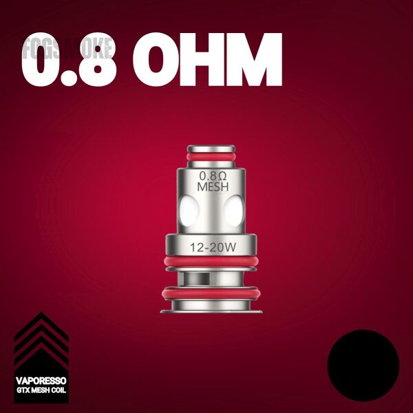 5x Vaporesso GTX Coils | 0,8  Ohm
