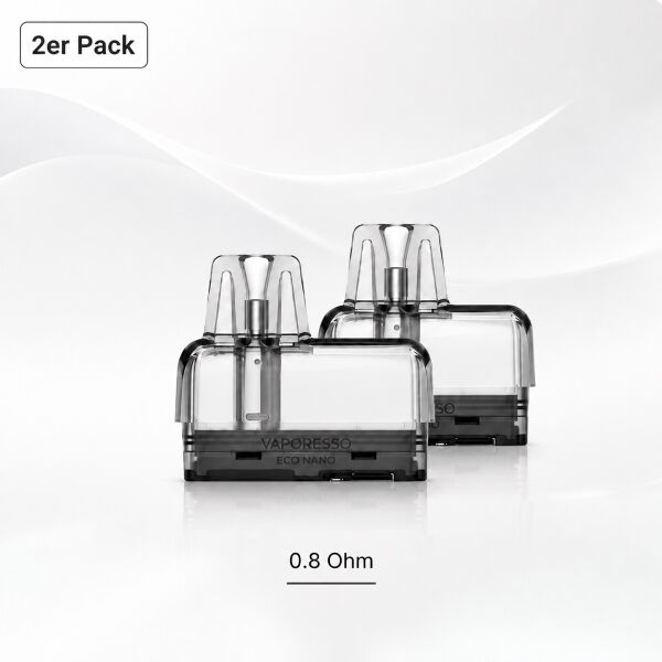 Vaporesso Eco Nano Leerpods – 0,8 Ω, 2er-Pack