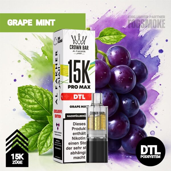 Al Fakher 15K Pro Max | POD | Grape Mint